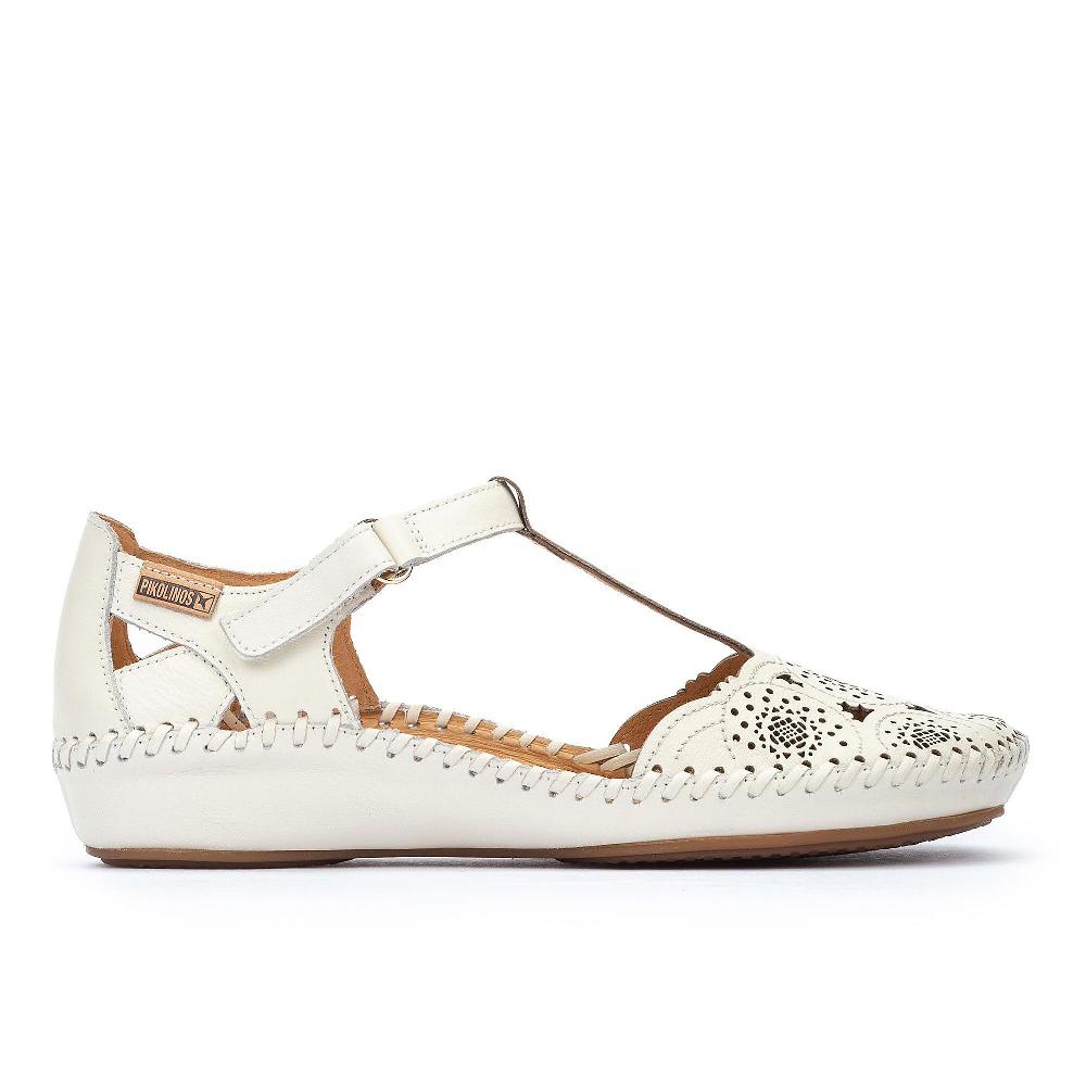 QVC Pikolinos Sandali A T In Pelle Con Motivo Traforato