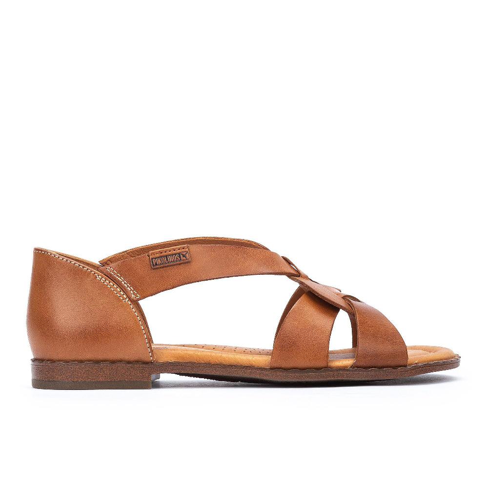 QVC Pikolinos Sandali In Pelle Con Fasce Incrociate