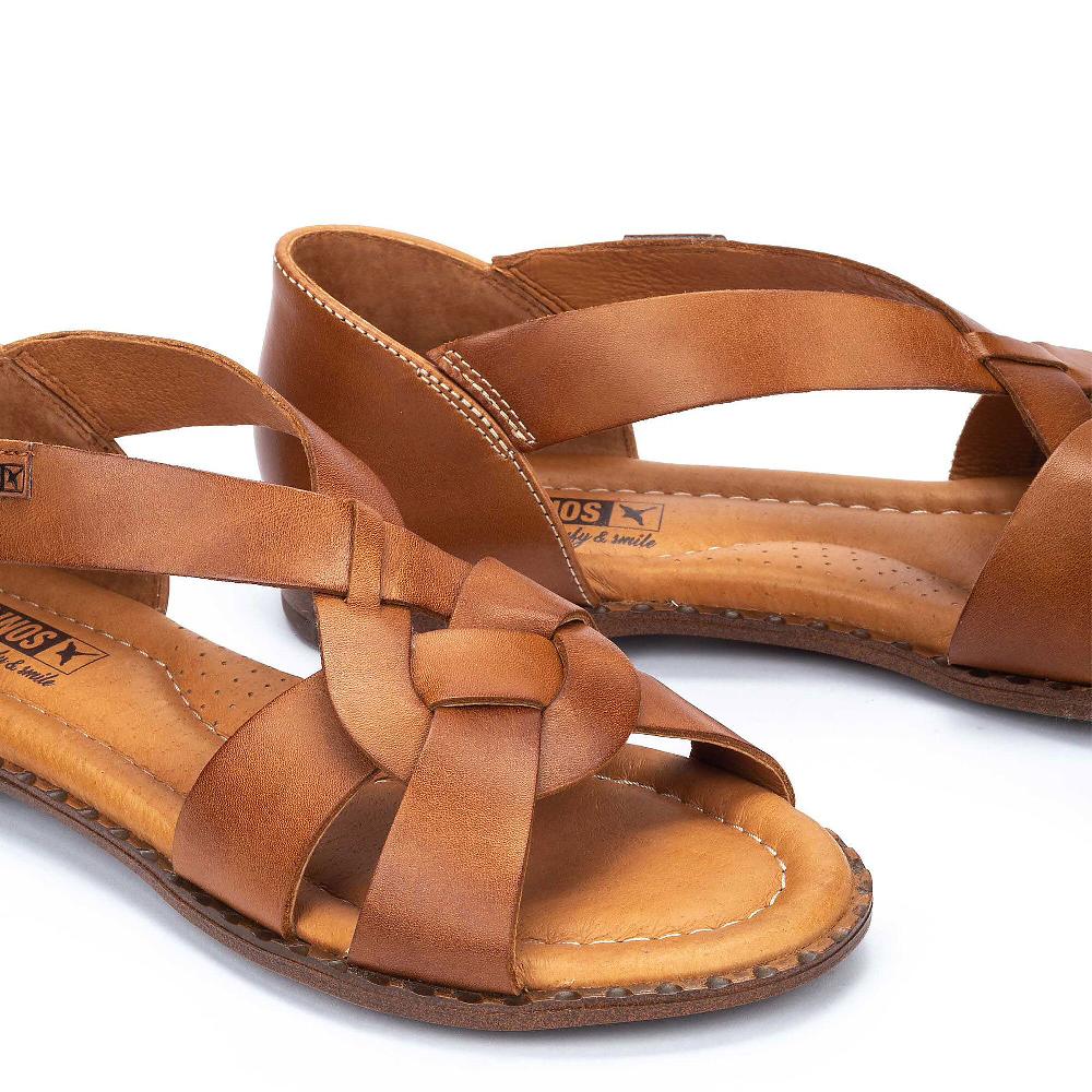 QVC Pikolinos Sandali In Pelle Con Fasce Incrociate
