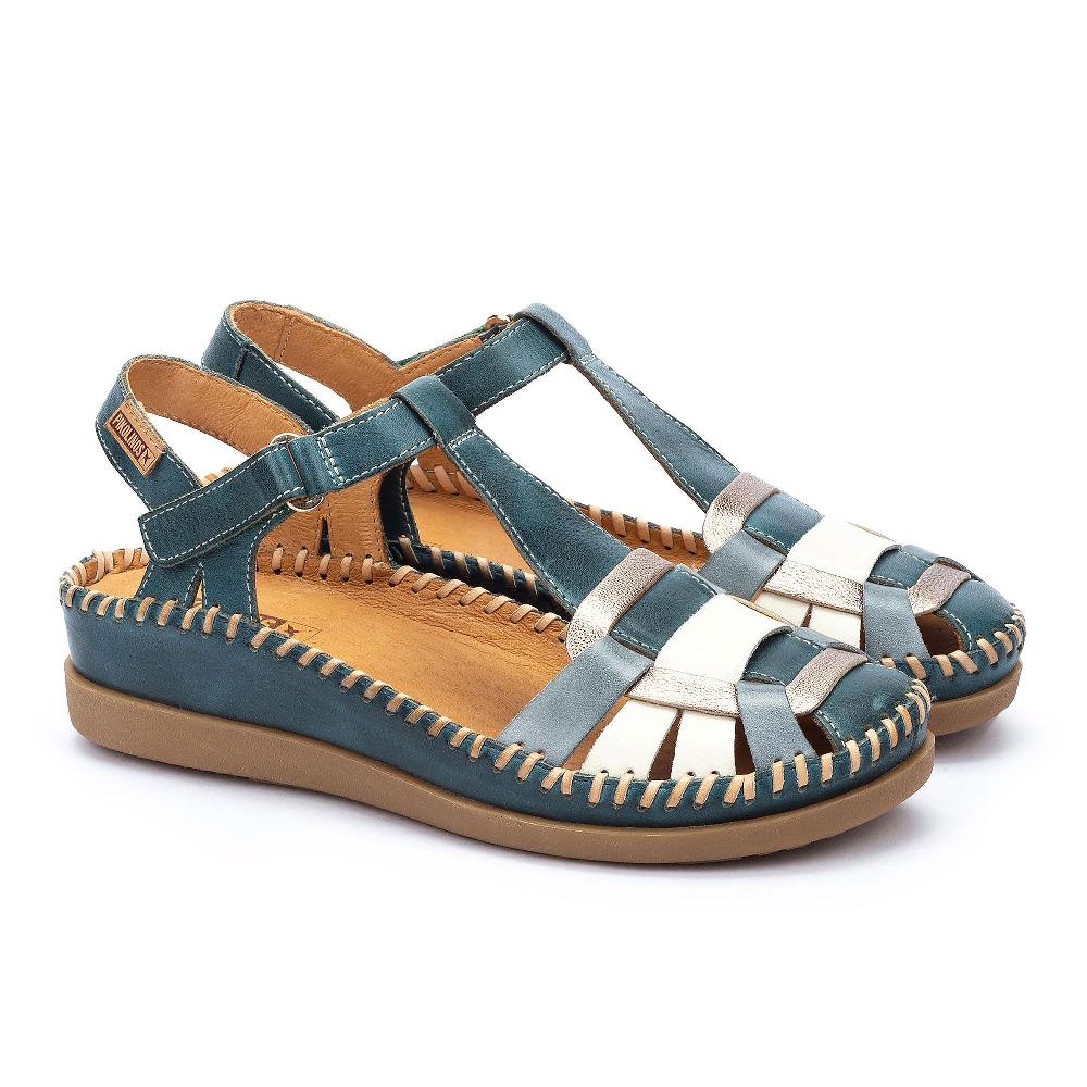 QVC Pikolinos Sandali in pelle con soletta imbottita