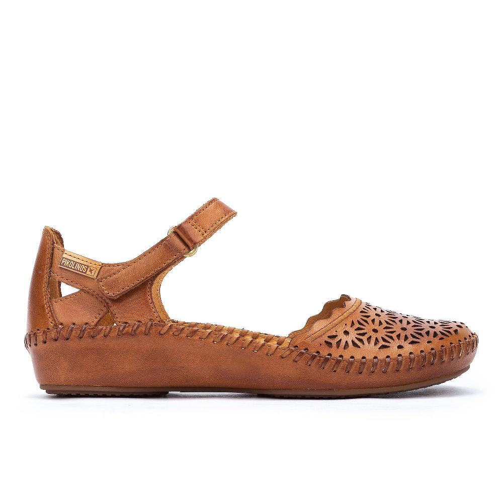 QVC Pikolinos Sandali In Pelle Con Tomaia Traforata