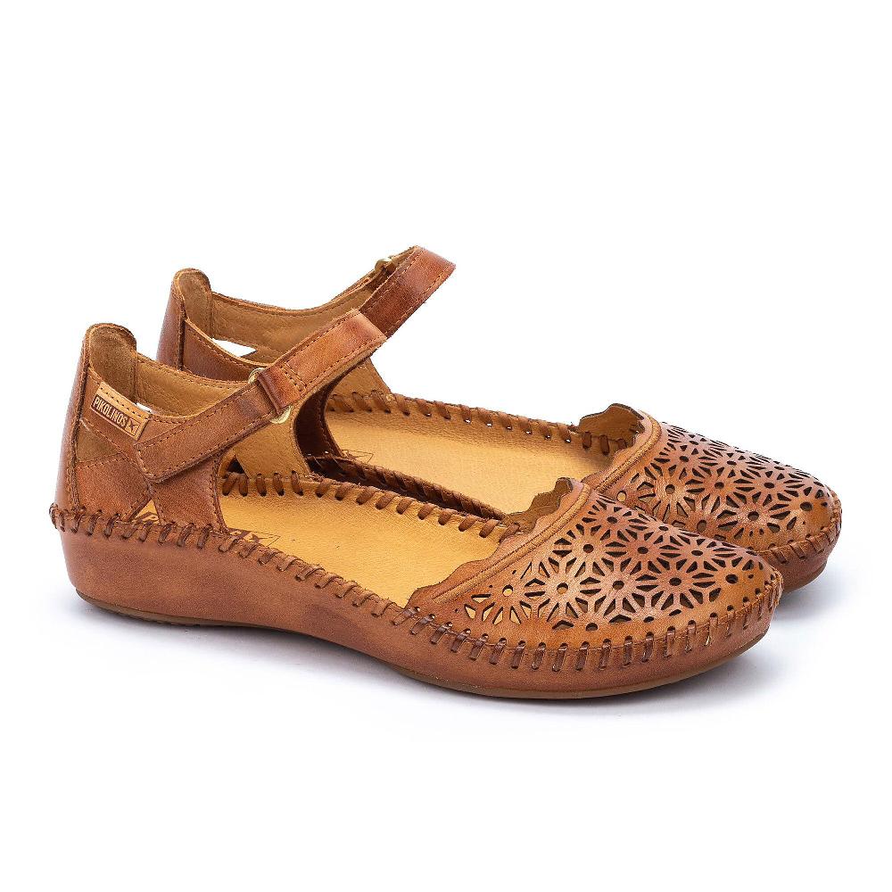 QVC Pikolinos Sandali in pelle con tomaia traforata