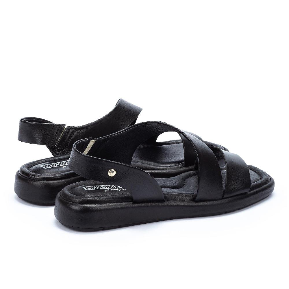 QVC Pikolinos Sandali In Pelle Inserto Elastico Soletta Imbottita