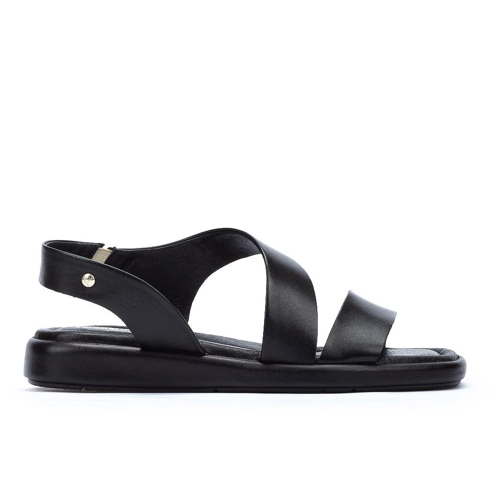 QVC Pikolinos Sandali In Pelle Inserto Elastico Soletta Imbottita