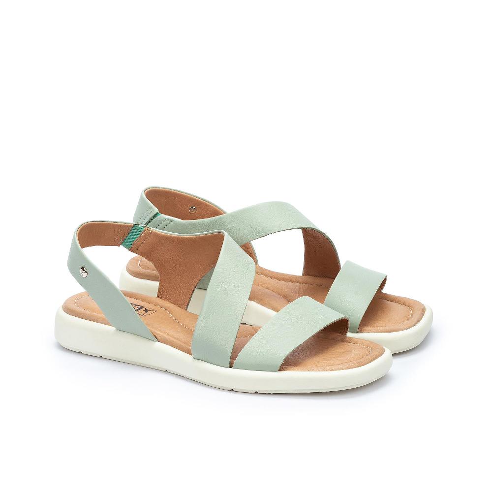 QVC Pikolinos Sandali in pelle inserto elastico soletta imbottita