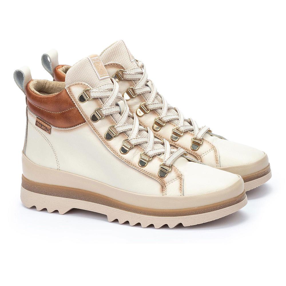 QVC Pikolinos Sivaletti stringati in pelle con suola bicolore