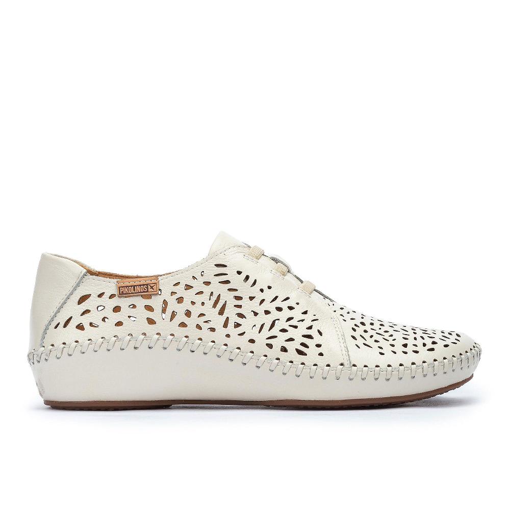 QVC Pikolinos Slip On In Pelle Traforata Con Zeppa 3 Cm