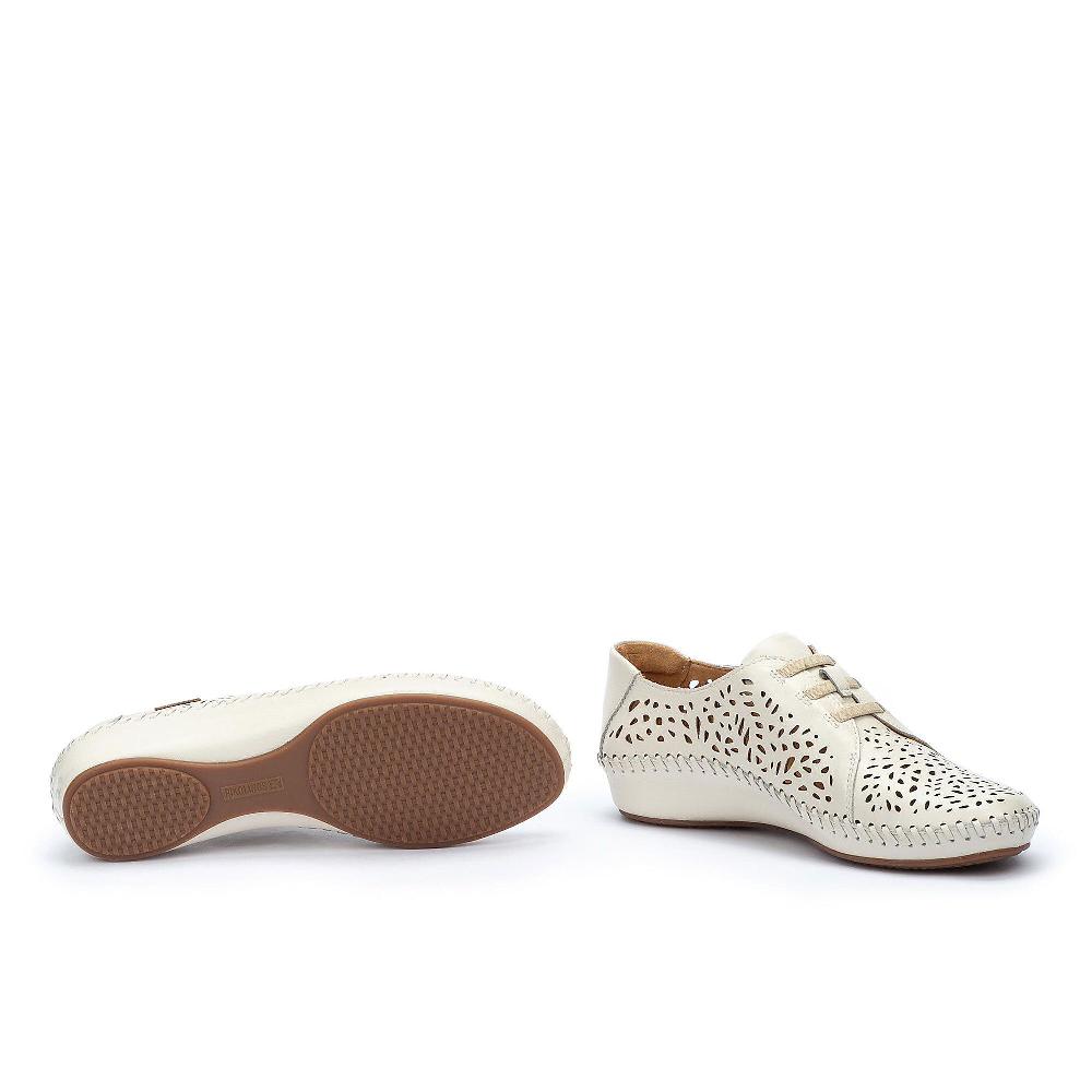QVC Pikolinos Slip On In Pelle Traforata Con Zeppa 3 Cm