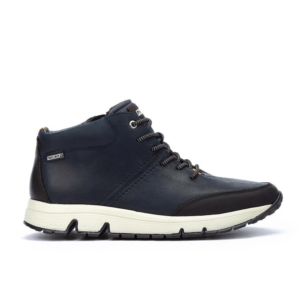 QVC Pikolinos Sneaker Alta Da Uomo In Pelle Con Memory Foam