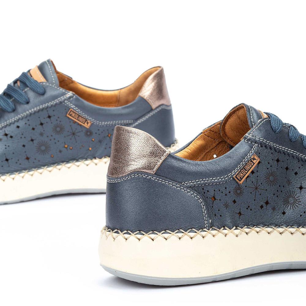 QVC Pikolinos Sneaker Con Tomaia In Pelle Traforata Disegno Stellato