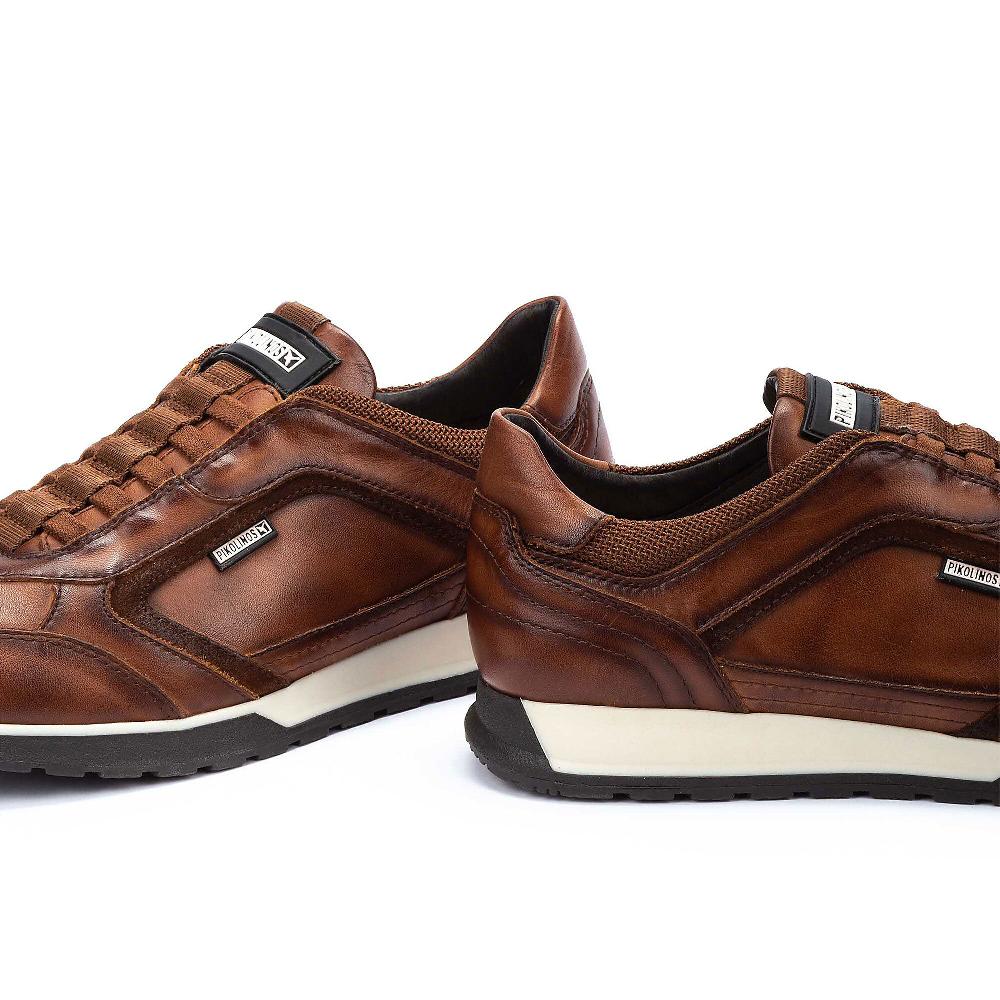 QVC Pikolinos Sneaker Da Uomo In Pelle Con Lacci Elastici E MemoryFoam