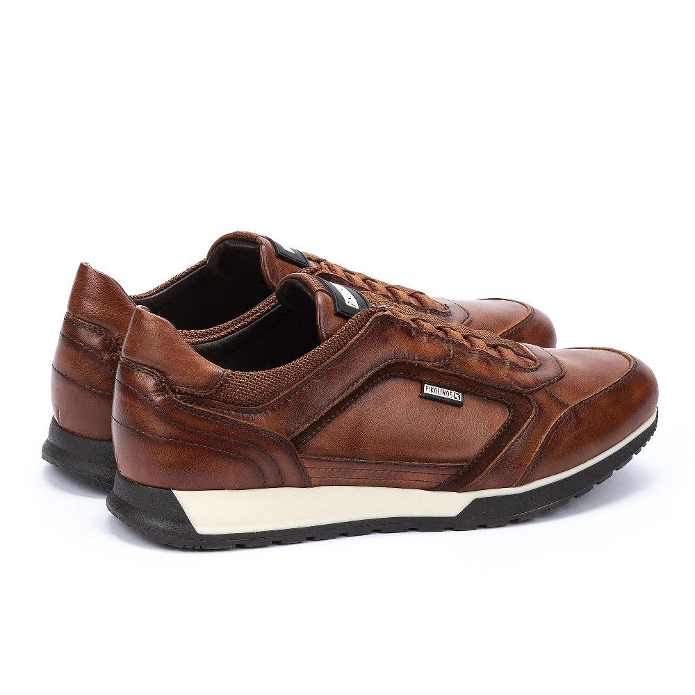 QVC Pikolinos Sneaker Da Uomo In Pelle Con Lacci Elastici E MemoryFoam