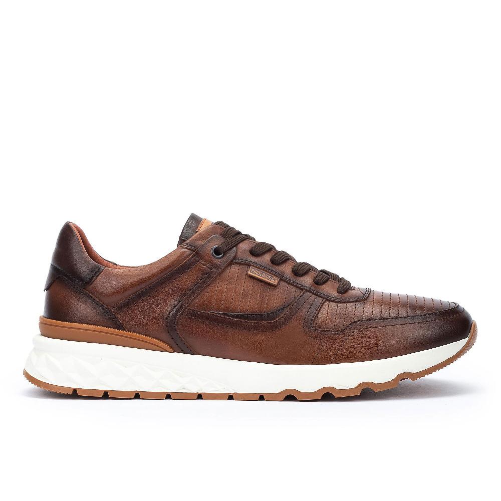 QVC Pikolinos Sneaker Da Uomo In Pelle Con Soletta In Memory Foam