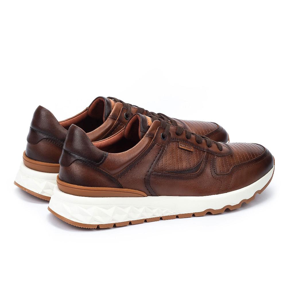 QVC Pikolinos Sneaker Da Uomo In Pelle Con Soletta In Memory Foam