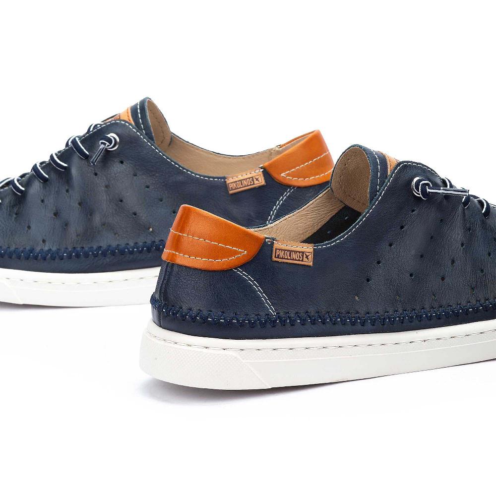 QVC Pikolinos Sneaker Da Uomo In Pelle Con Soletta Memory
