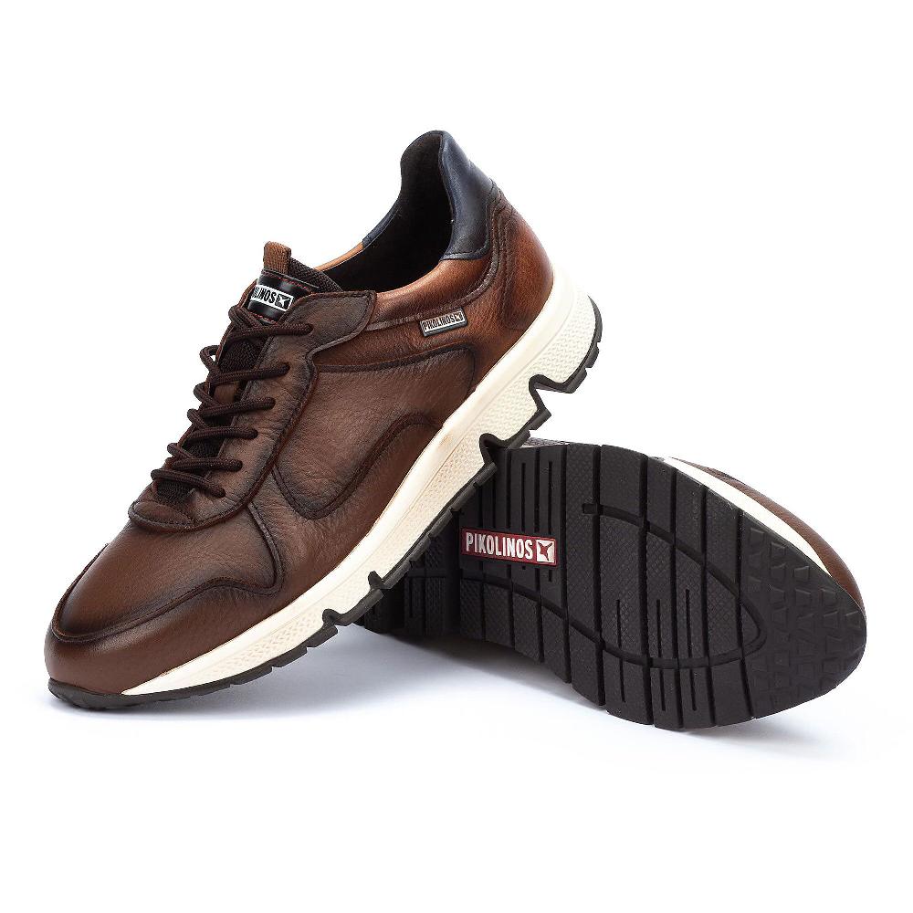 QVC Pikolinos Sneaker Da Uomo In Pelle Con Soletta Removibile