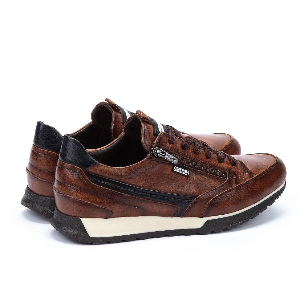 QVC Pikolinos Sneaker Da Uomo In Pelle Con Zip Laterale E MemoryFoam