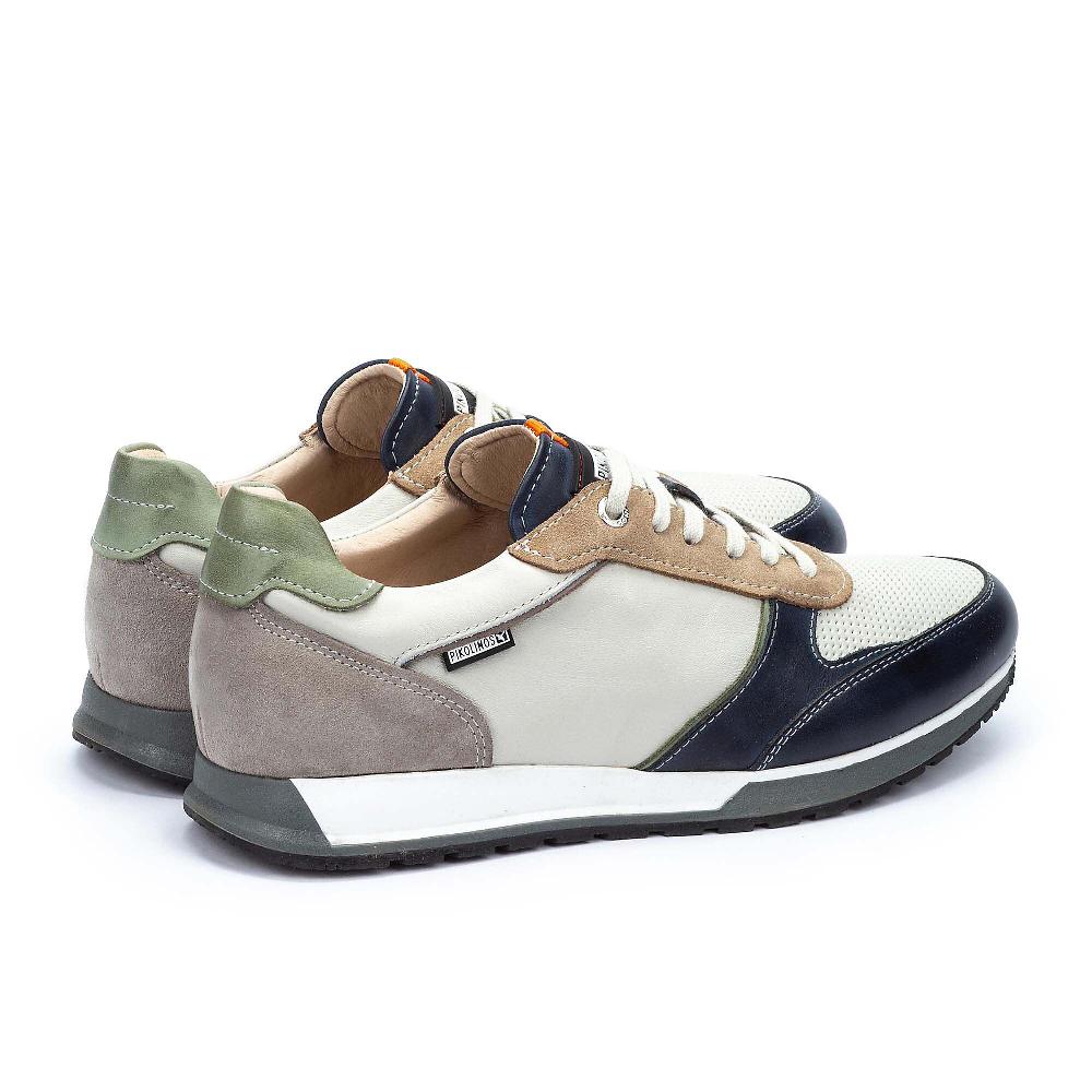 QVC Pikolinos Sneaker Da Uomo In Pelle Soletta Removibile Memory Foam