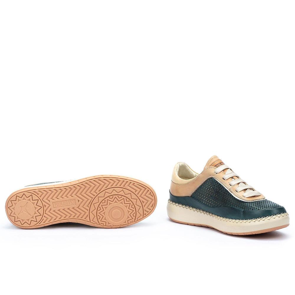 QVC Pikolinos Sneaker In Pelle Con Tomaia Traforata