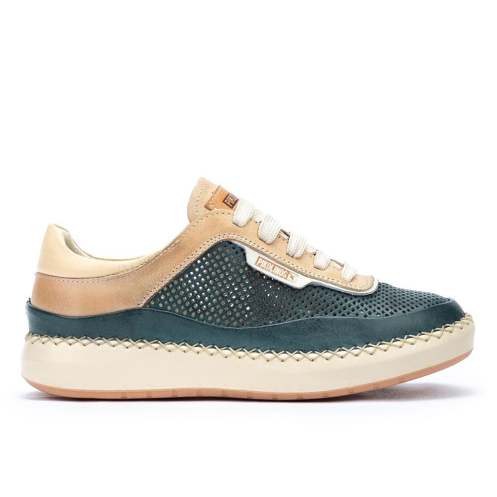 QVC Pikolinos Sneaker In Pelle Con Tomaia Traforata
