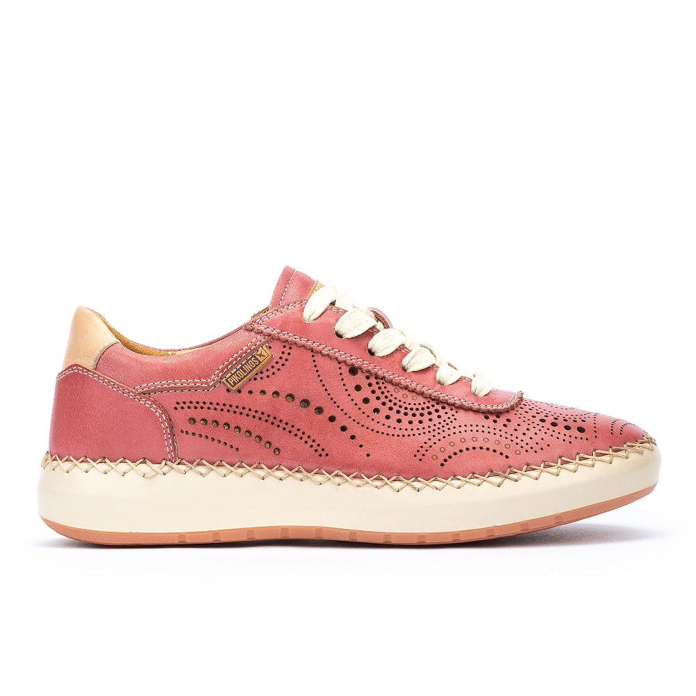 QVC Pikolinos Sneaker In Pelle Motivo Laserato Suola 3 Cm