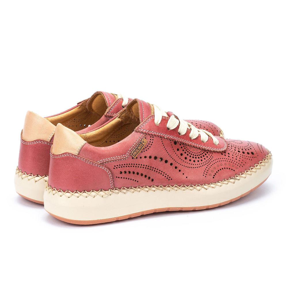 QVC Pikolinos Sneaker In Pelle Motivo Laserato Suola 3 Cm