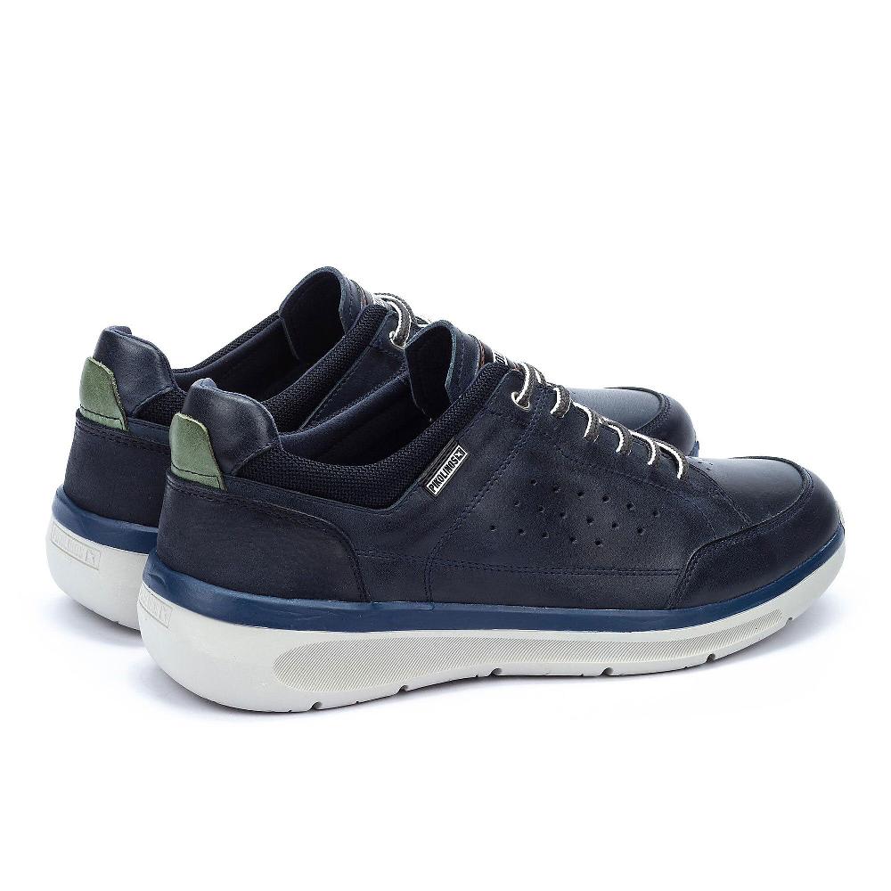 QVC Pikolinos Sneaker Uomo In Pelle Con Traforatura Laterale