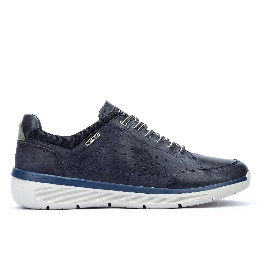 QVC Pikolinos Sneaker Uomo In Pelle Con Traforatura Laterale