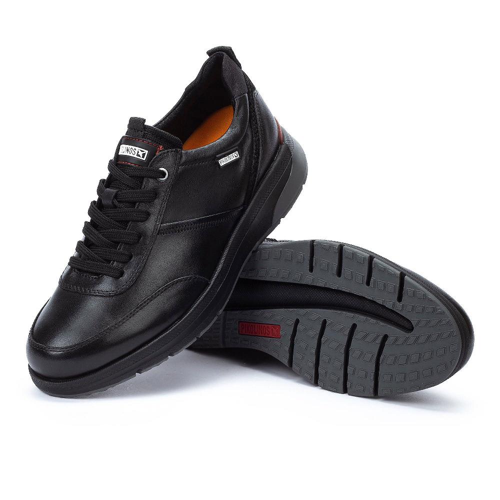 QVC Pikolinos Sneakers Da Uomo In Pelle Con Suola 3 5 Cm