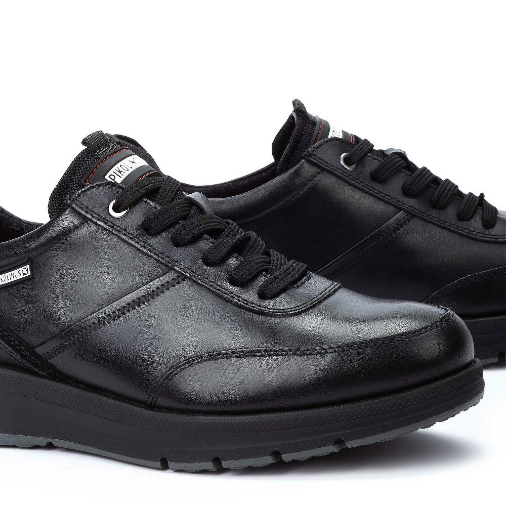 QVC Pikolinos Sneakers Da Uomo In Pelle Con Suola 3 5 Cm
