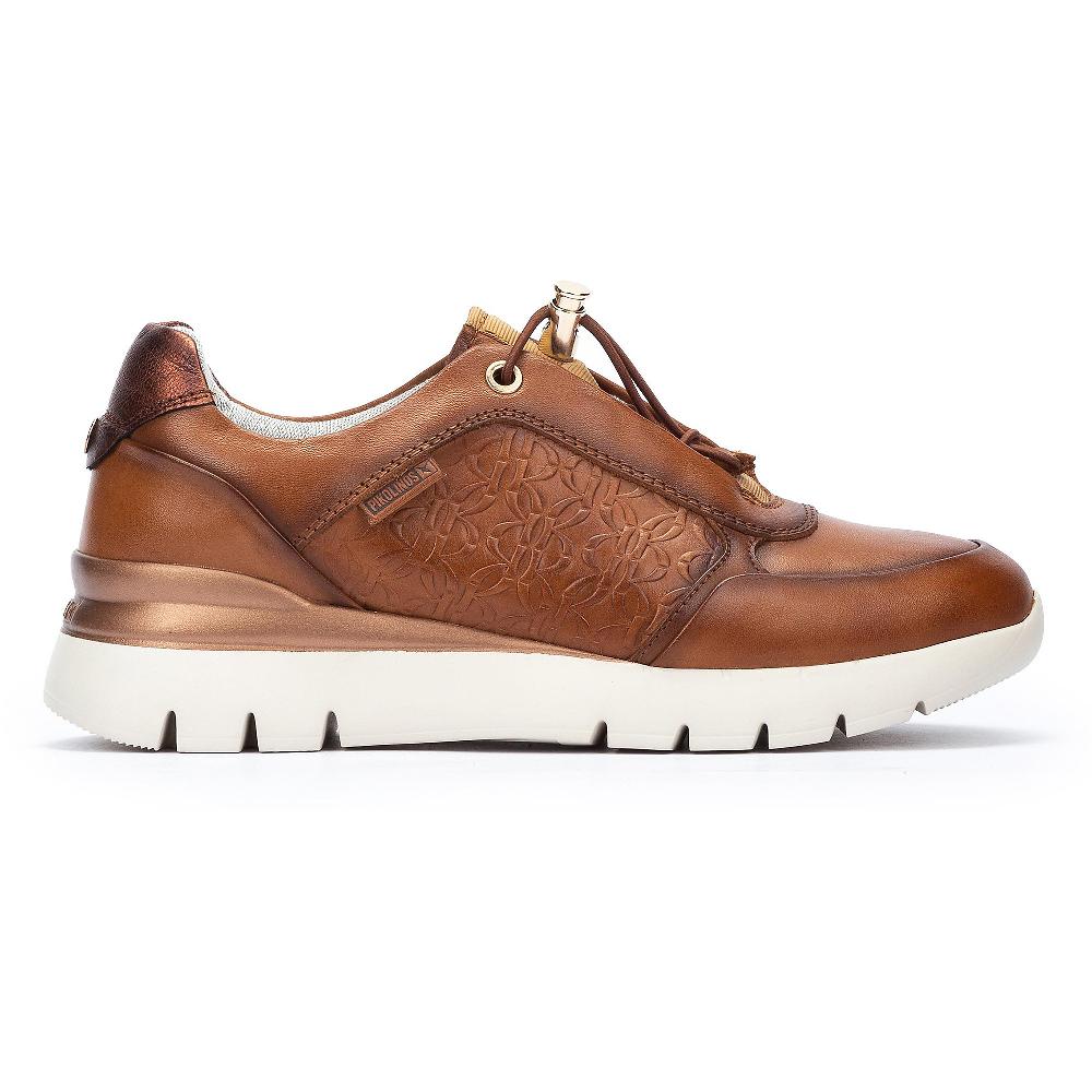 QVC Pikolinos Sneakers In Pelle Con Lacci Elastici E Soletta Memory Foam