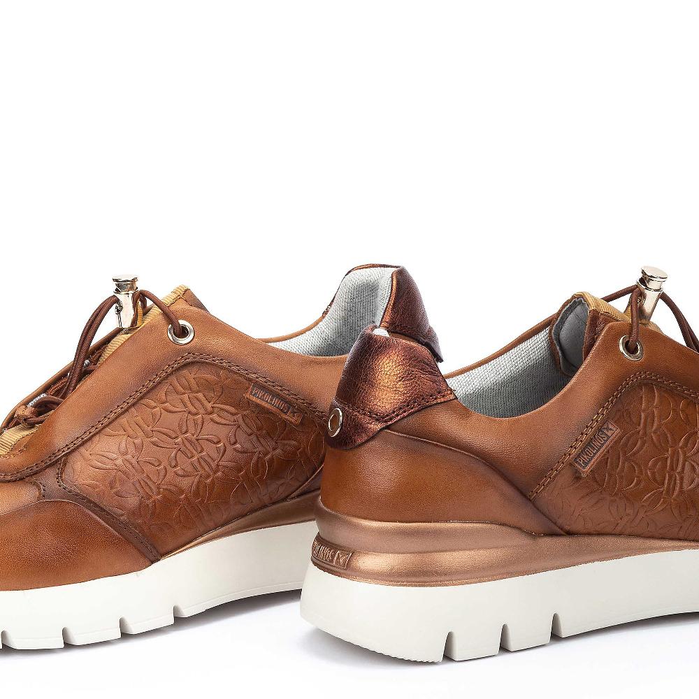 QVC Pikolinos Sneakers In Pelle Con Lacci Elastici E Soletta Memory Foam