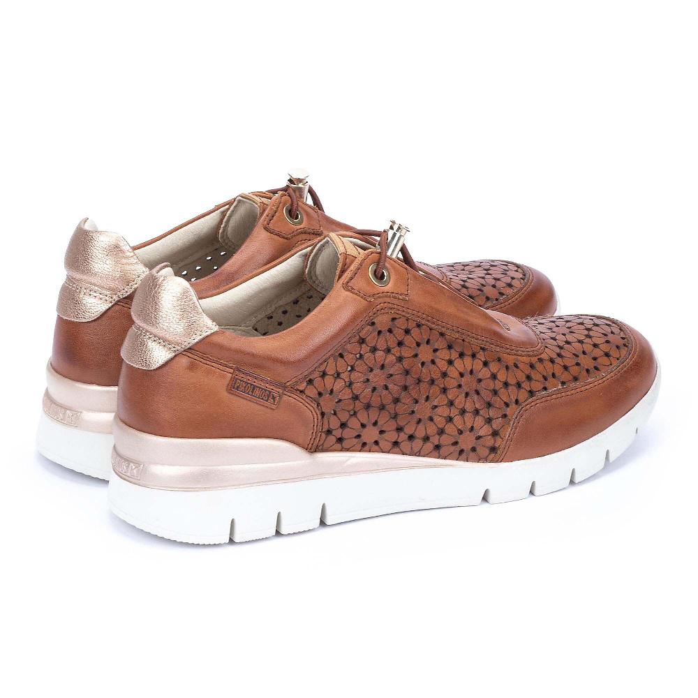 QVC Pikolinos Sneakers In Pelle Con Lacci Elastici E Suola 3 Cm