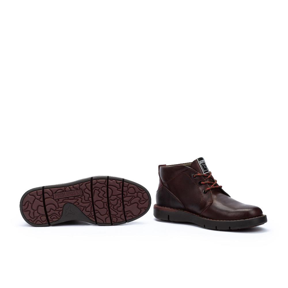 QVC Pikolinos Stivaletti Da Uomo In Pelle Suola 3cm