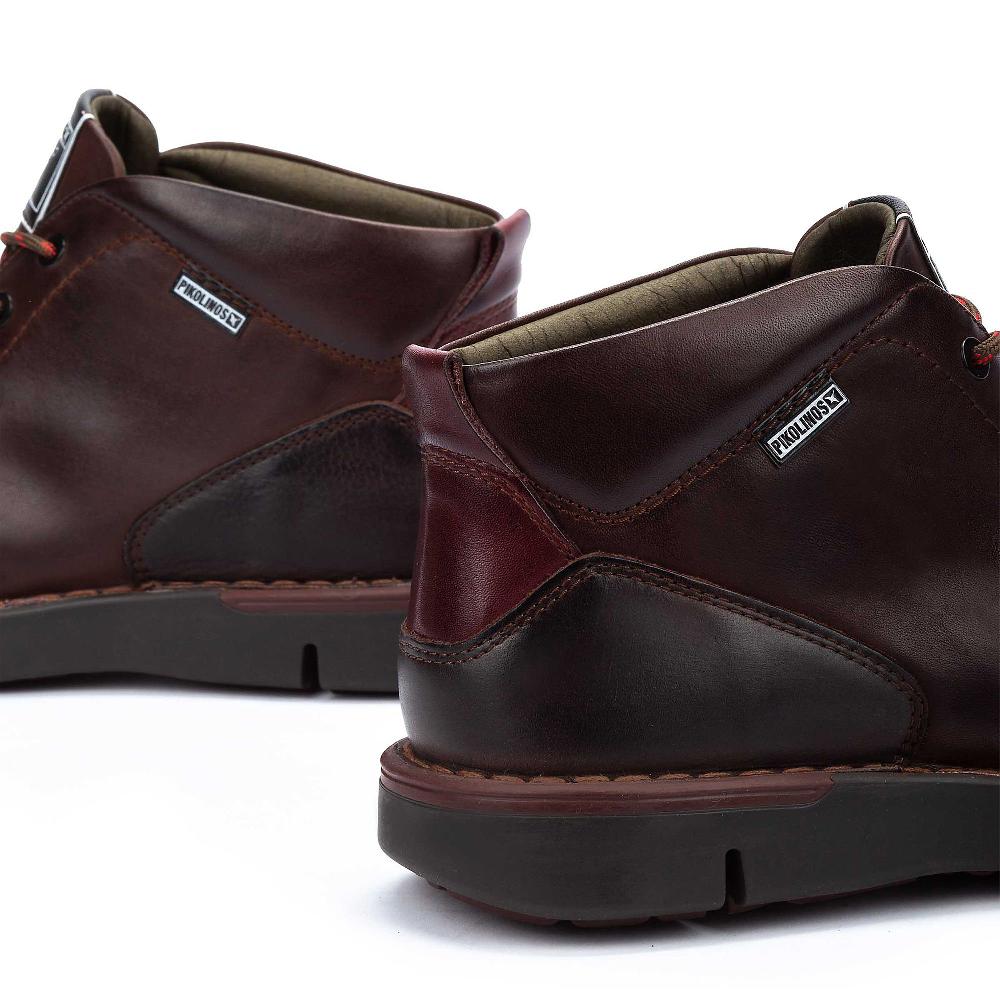 QVC Pikolinos Stivaletti Da Uomo In Pelle Suola 3cm