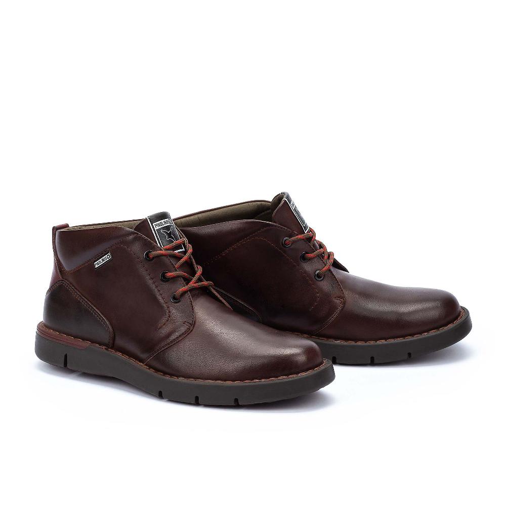 QVC Pikolinos Stivaletti Da Uomo In Pelle Suola 3cm