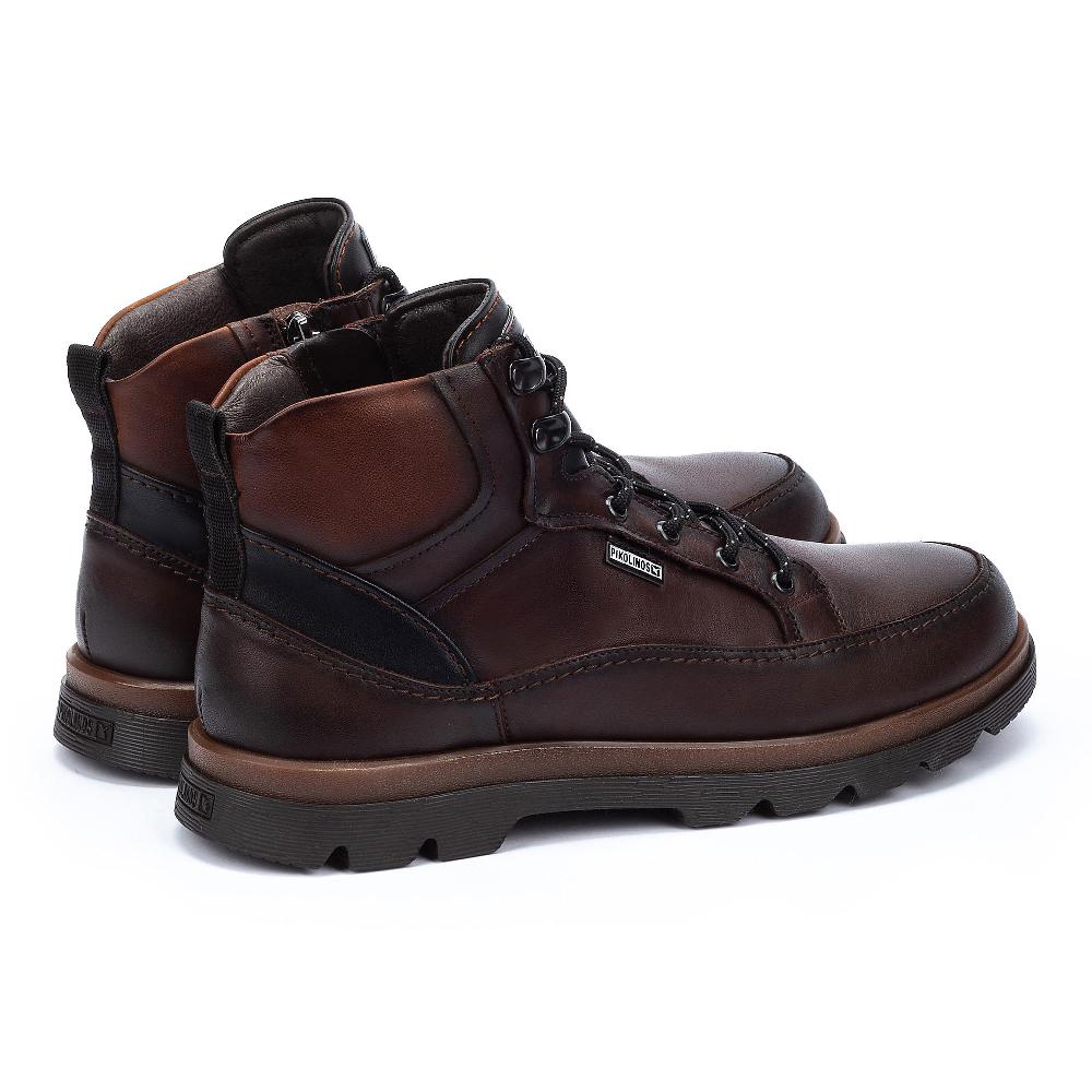 QVC Pikolinos Stivaletti Da Uomo Stringati In Pelle Soletta Removibile