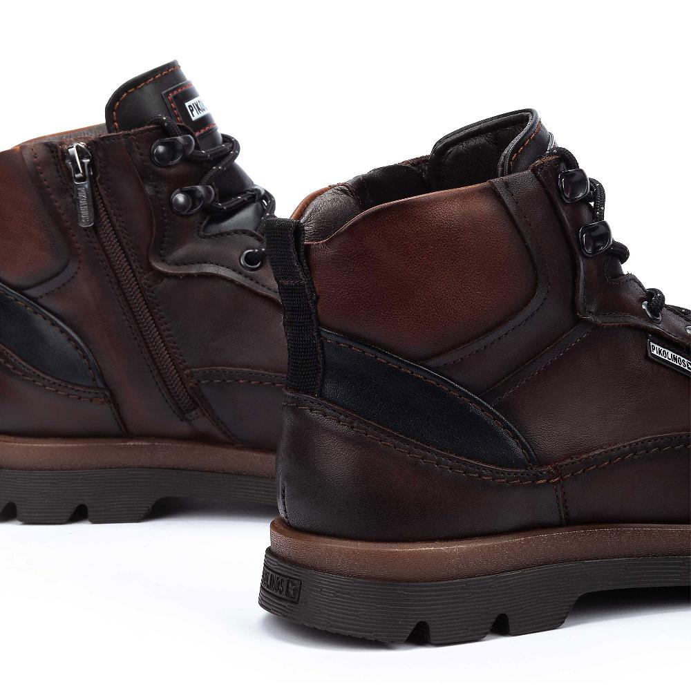 QVC Pikolinos Stivaletti Da Uomo Stringati In Pelle Soletta Removibile