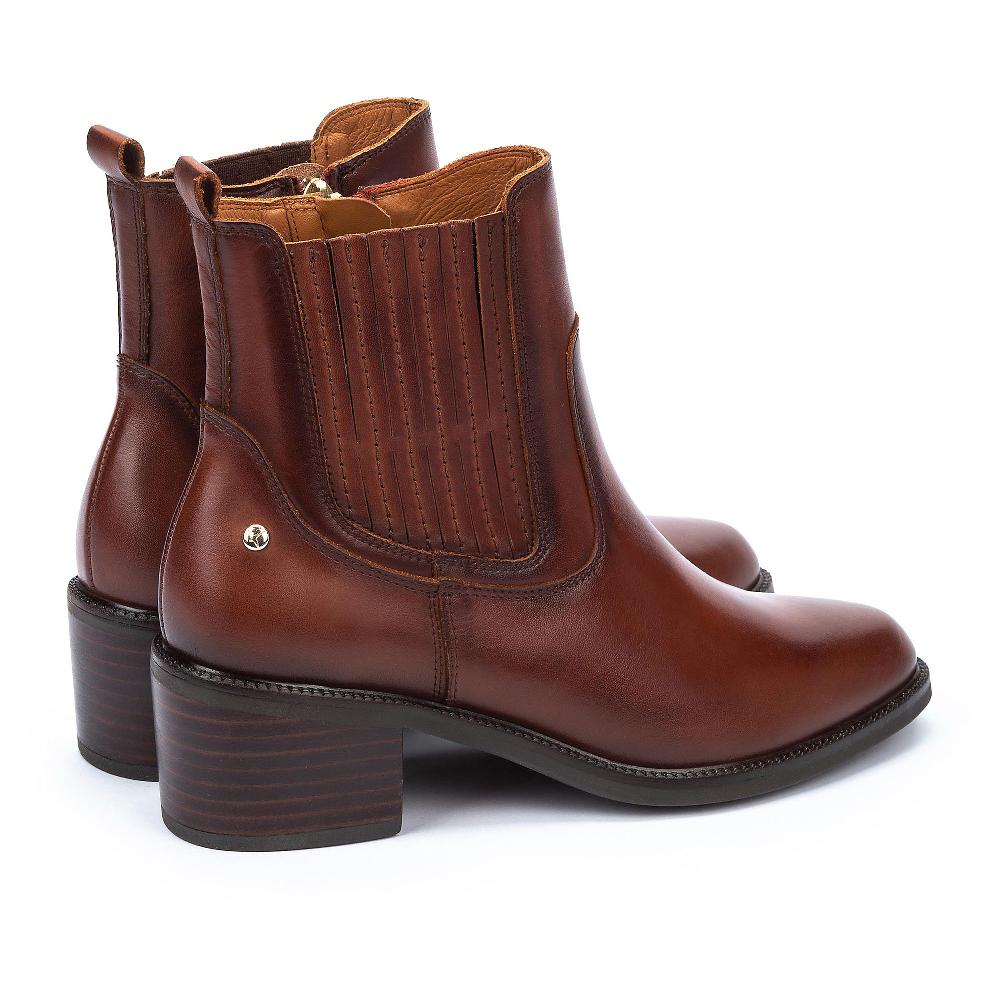 QVC Pikolinos Stivaletti In Pelle Con Inserto Elastico E Tacco 5cm