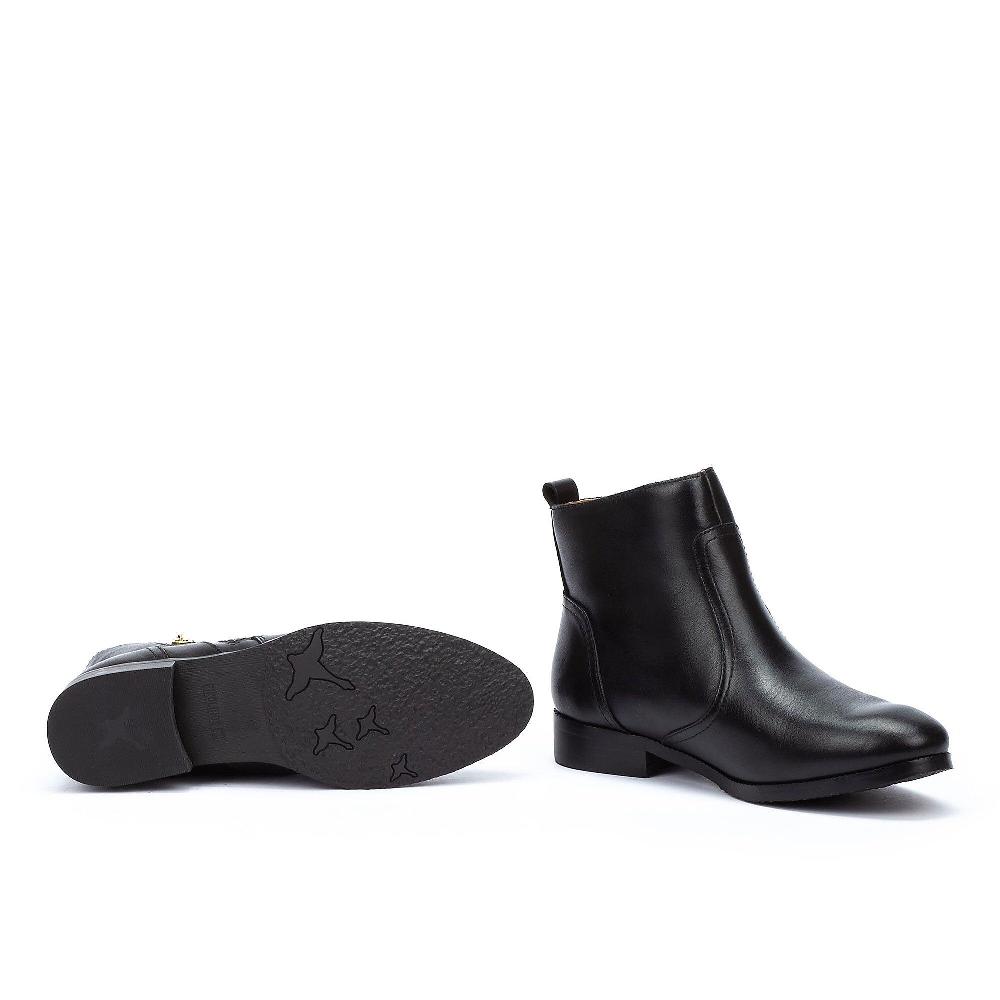QVC Pikolinos Stivaletti In Pelle Con Zip Laterale Tacco 3cm
