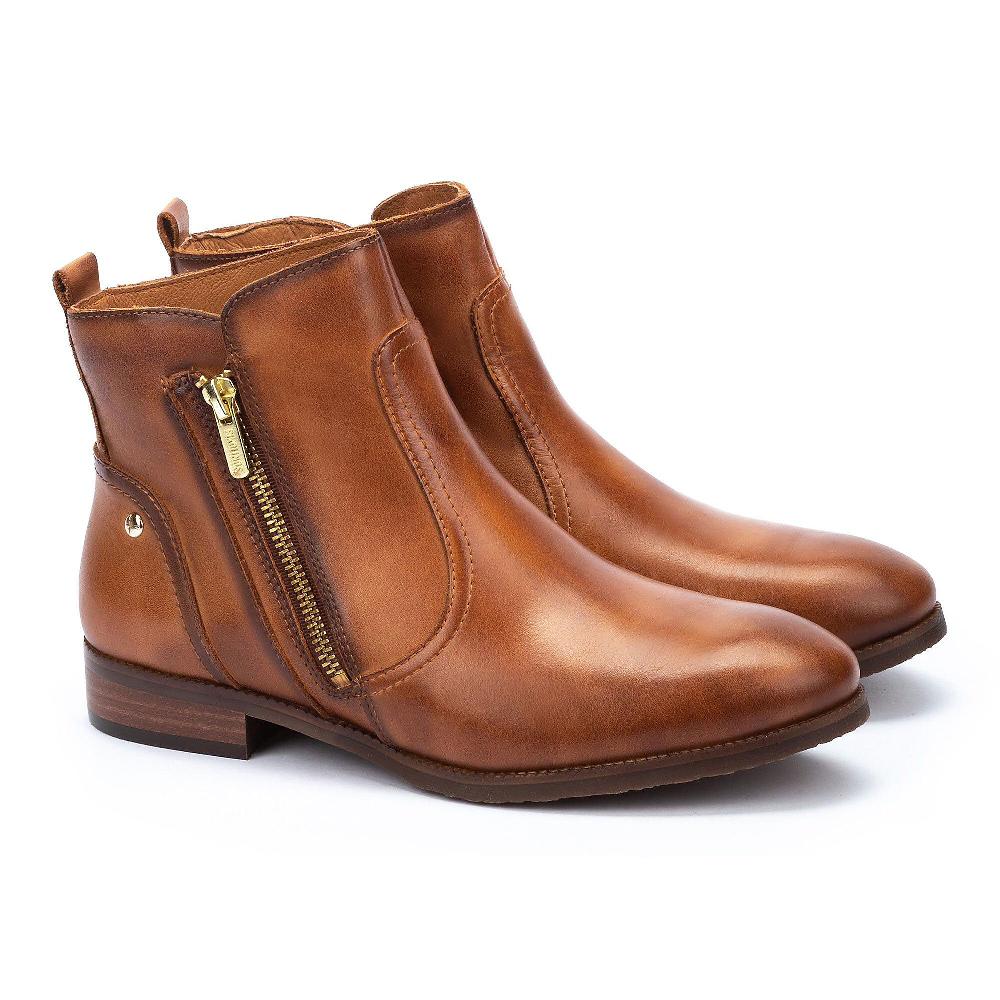 QVC Pikolinos Stivaletti in pelle con zip laterale tacco 3cm