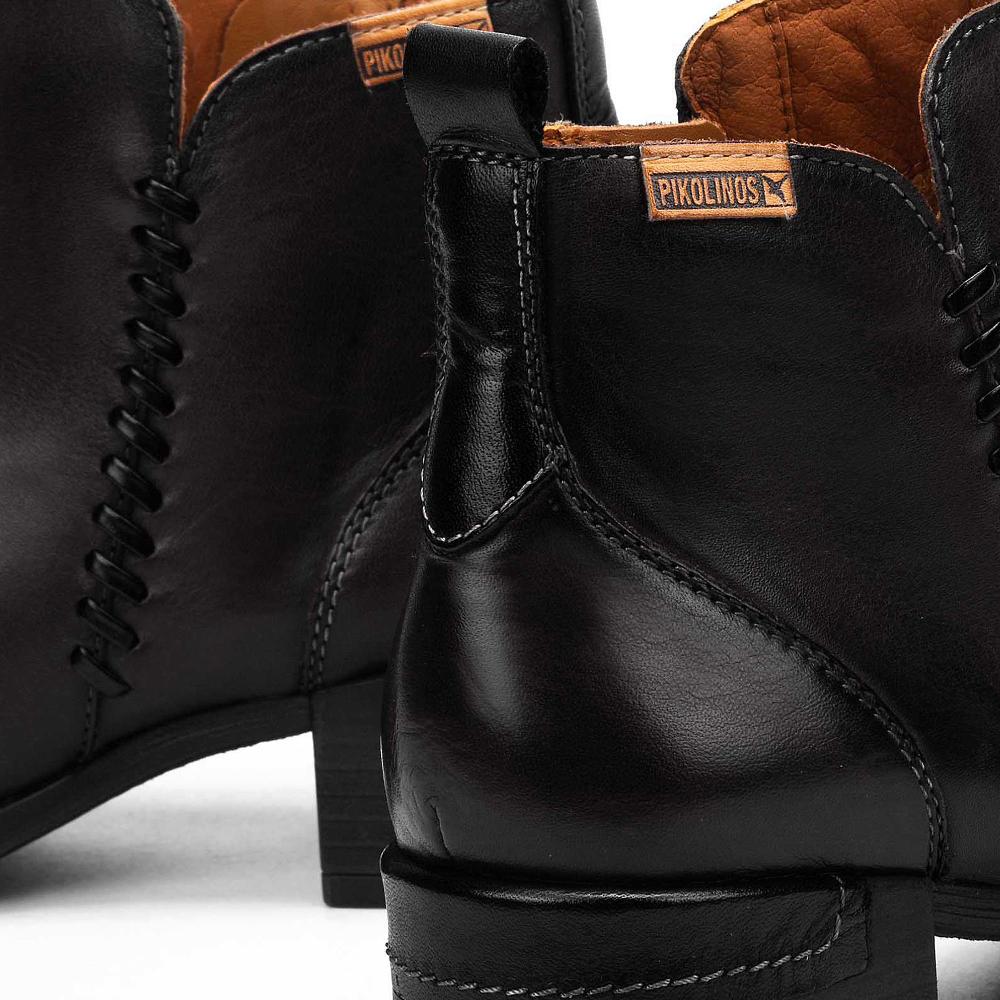 QVC Pikolinos Stivaletto In Pelle Con Cucitura A Vista Tacco 4 Cm