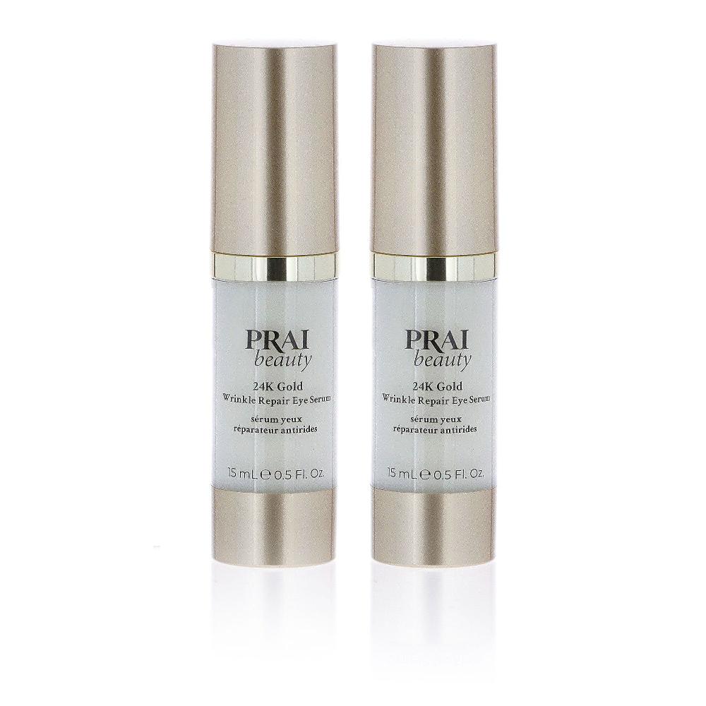 QVC PRAI Siero contorno occhi 24K Gold Wrinkle Repair (2pz)