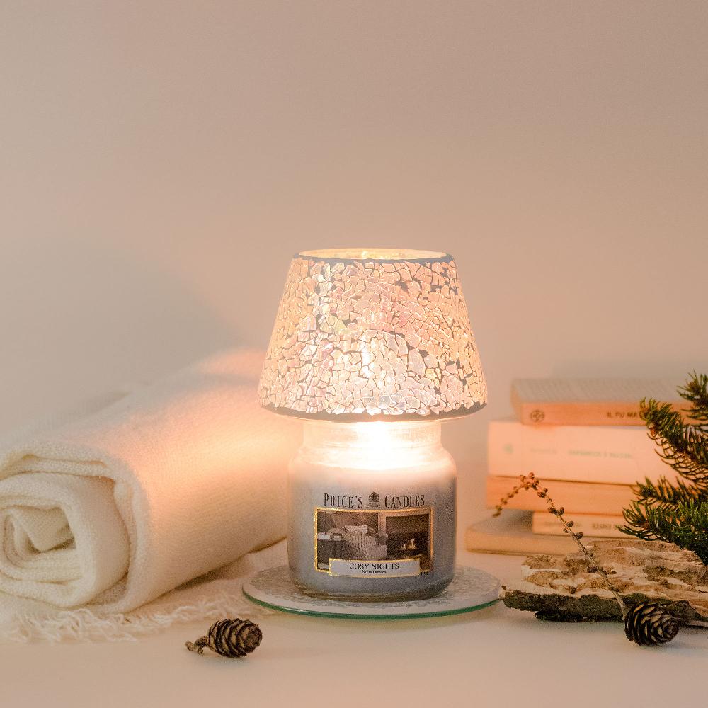 QVC Price's Candles 3 Candele In Giara Media Fragranze Invernali Avvolgenti