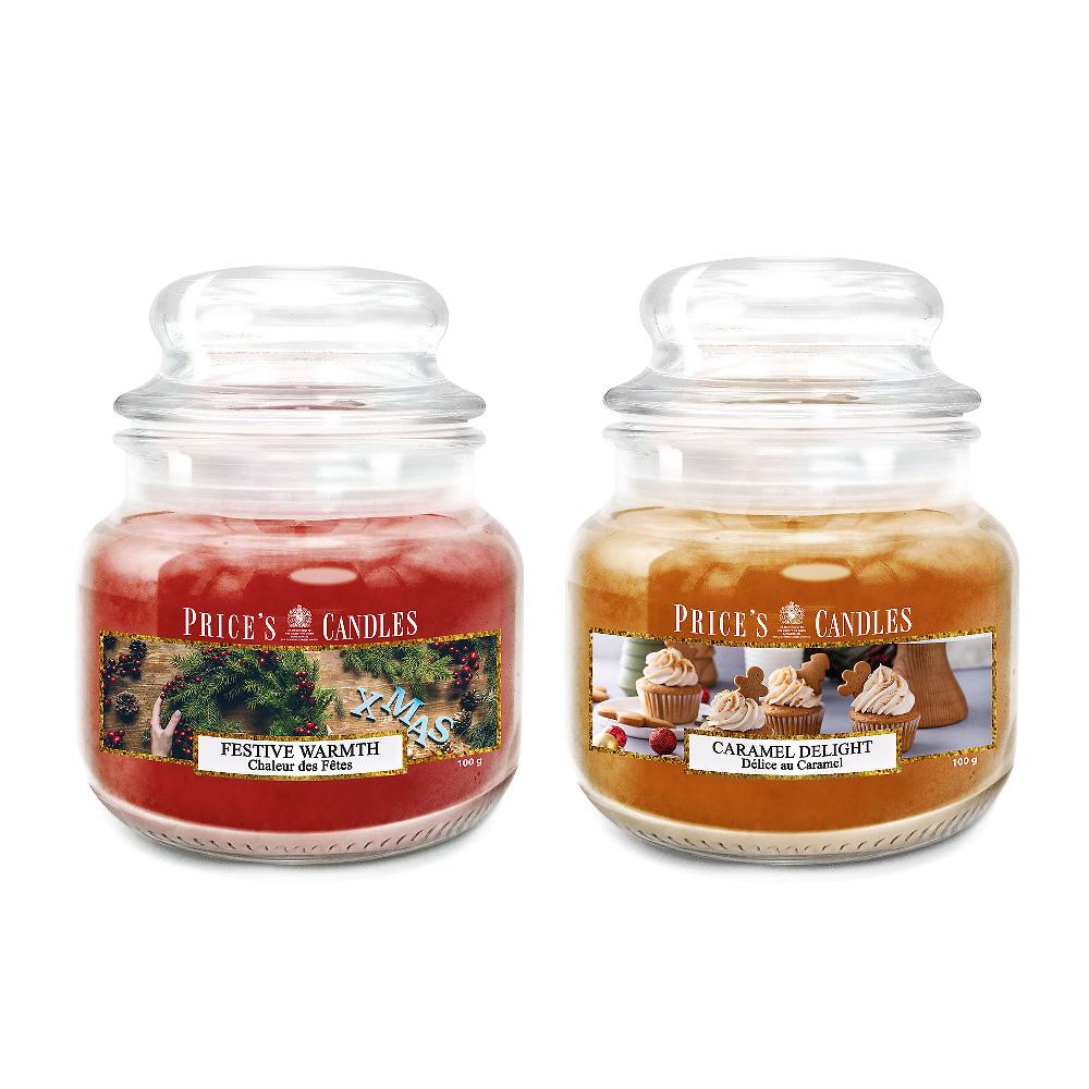 QVC Price's Candles Set 6 Candele Fragranze Assortite In Giara Piccola