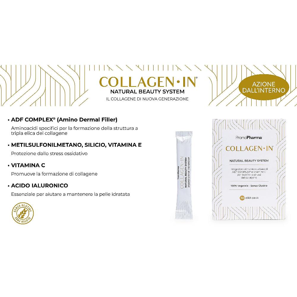 QVC PromoPharma Collagen-IN Integratore Alimentare (30 Stick)