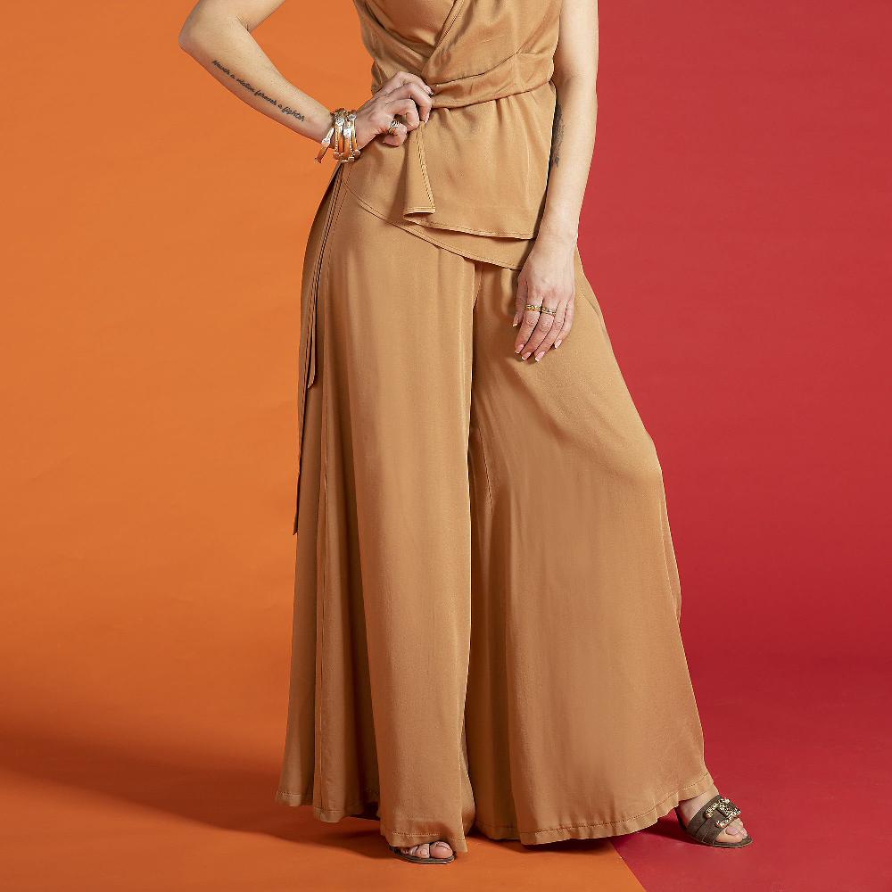 QVC A*dela Pantaloni Ampi In Twill Di Viscosa