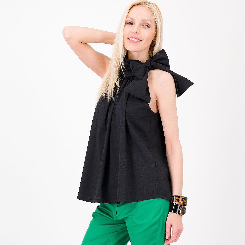 QVC A*dela Top Smanicato In Popeline Di Cotone