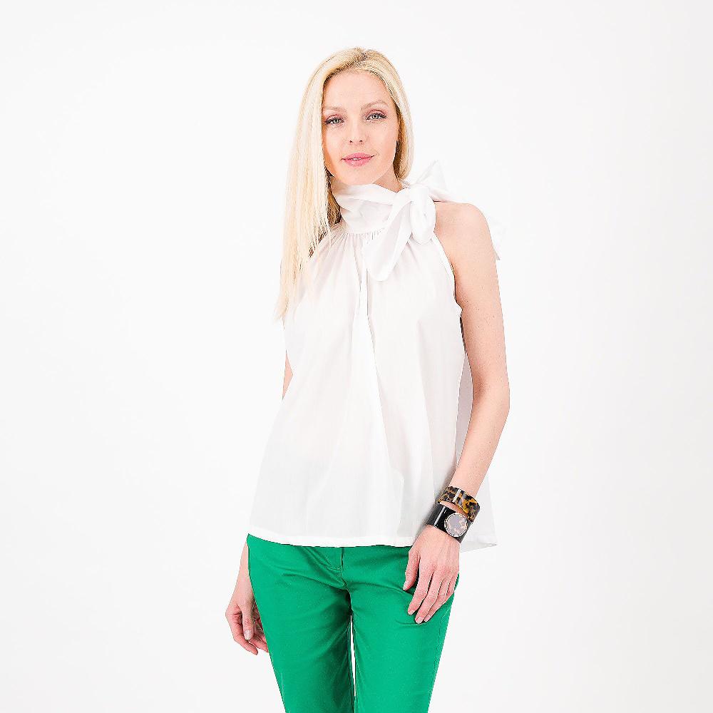 QVC A*dela Top smanicato in popeline di cotone