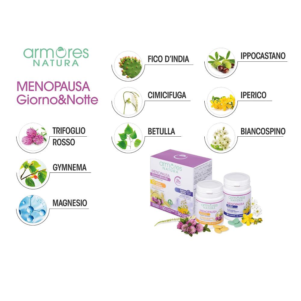 QVC Armores Menopausa 30+30cpr Giorno & Notte